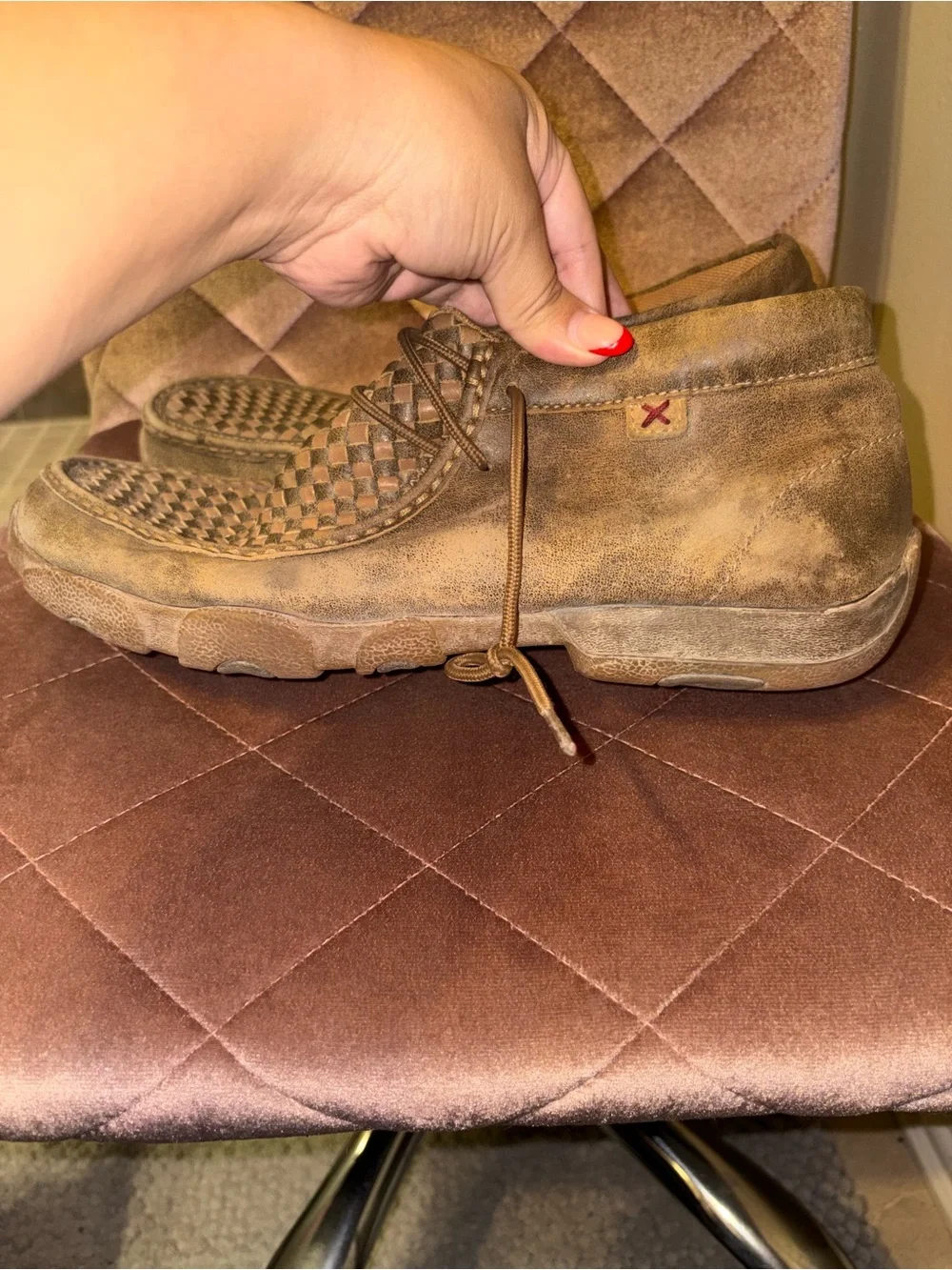 Twisted X Men's Brown Woven Chukka Boots